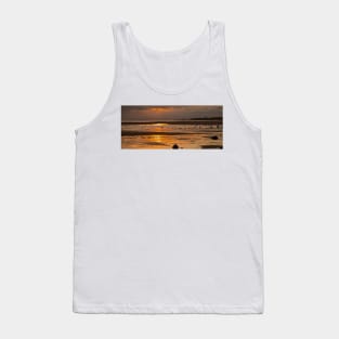 December Sunrise over The North Sea - Panorama Tank Top